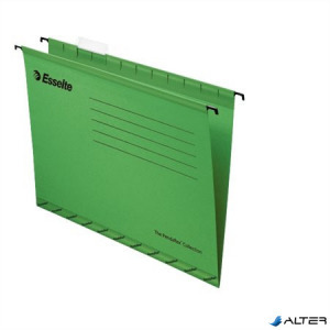 Függőmappa, újrahasznosított karton, A4, ESSELTE Classic, zöld