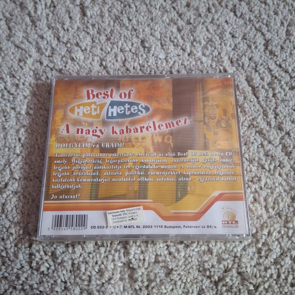 BEST OF HETI HETES - A NAGY KABARÉLEMEZ CD