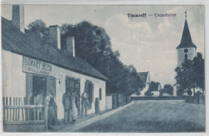 Tiszaroff - utcarészlet / üzlet, 1918 (T) (meghosszabbítva: 3202395620) - Vatera.hu Kép