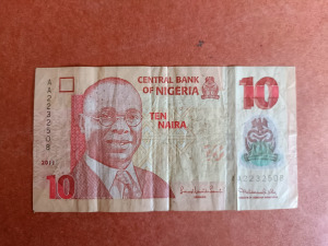 10 naira 2011 Nigéria