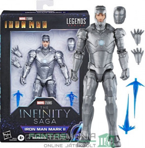 000 16cm-es Marvel Legends Bosszúállók figura - Iron-Man Mk 2 SZÜRKE Vasember Robert Downey Jr. figu
