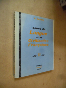 G. Mauger: Cours de Langue et de Civilisation Francaises III. (*311)