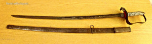 I.világháborús Solingen kard tokjával