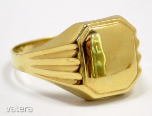Férfi arany pecsétgyűrű (ZAL-Au 93343)