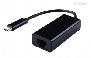 Gembird A-CM-LAN-01 USB-C Gigabit Network Adapter Black