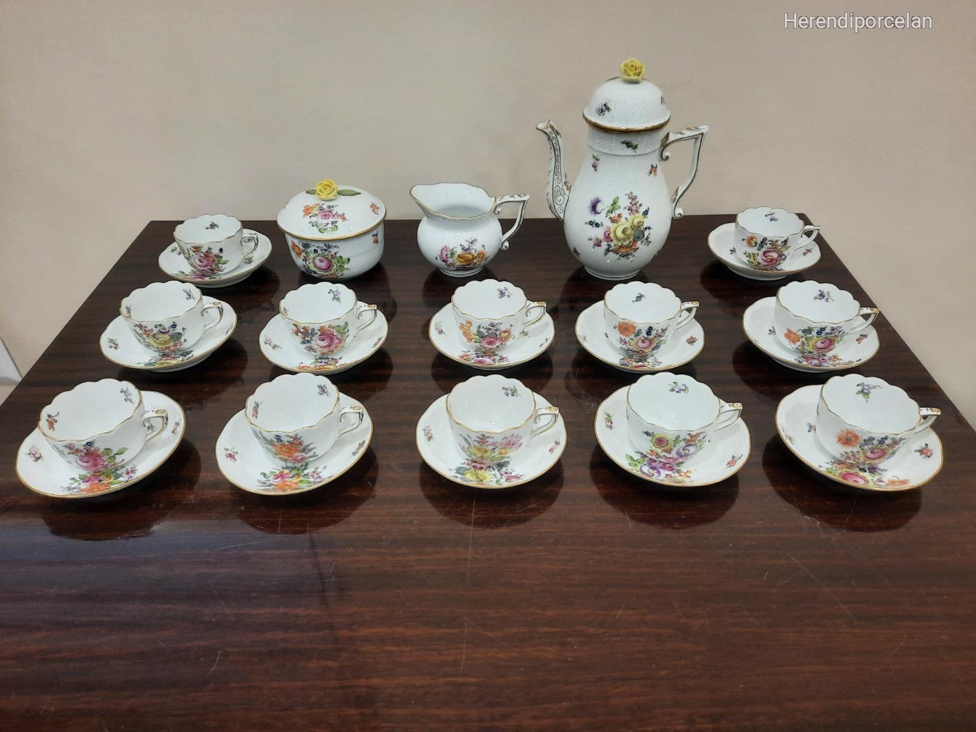 12 Szem lyes Herendi Bouquet De Herend BHR Mint s Porcel n 12-szem-lyes-herendi-bouquet-de-herend-bhr-mint-s-porcel-n