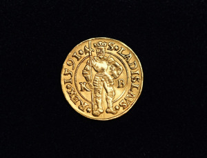 Rudolf aranyforint, 1591 K-B, gEF, ÉH:773/a