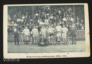 Millenáris motor- és kerékpár-verseny képeslap, MTK-FTC