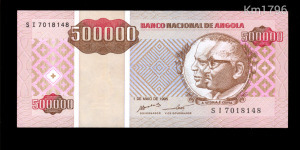 Angola 500000 kwanza 1995 - Pick 140 - UNC, banktiszta