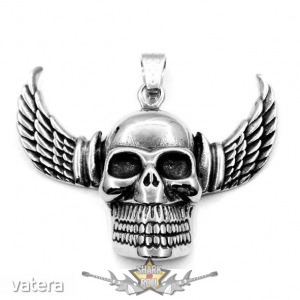 Wings skull - Biker freedom. nyaklánc, medál