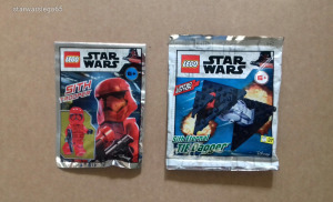 SITH TROOPER + SITH ETERNAL TIE DAGGER - limitált bontatlan Star Wars LEGO zacskósok