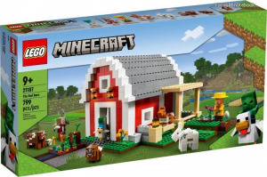 LEGO Minecraft 21187 - A piros pajta Új,bontatlan