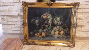Falchetti olaj-vászon gyümölcs csendélet festmény