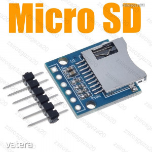 Micro SD kártya foglalat - ARDUINO-hoz. - SD Card Module - Micro SD adapter