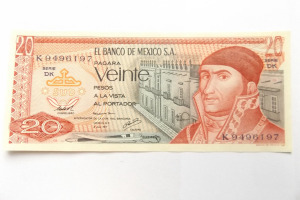 MEXIKÓ  20 PESO  1977