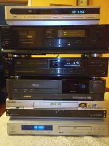 VHS, DVD, CD, DECK- lejátszók!!!