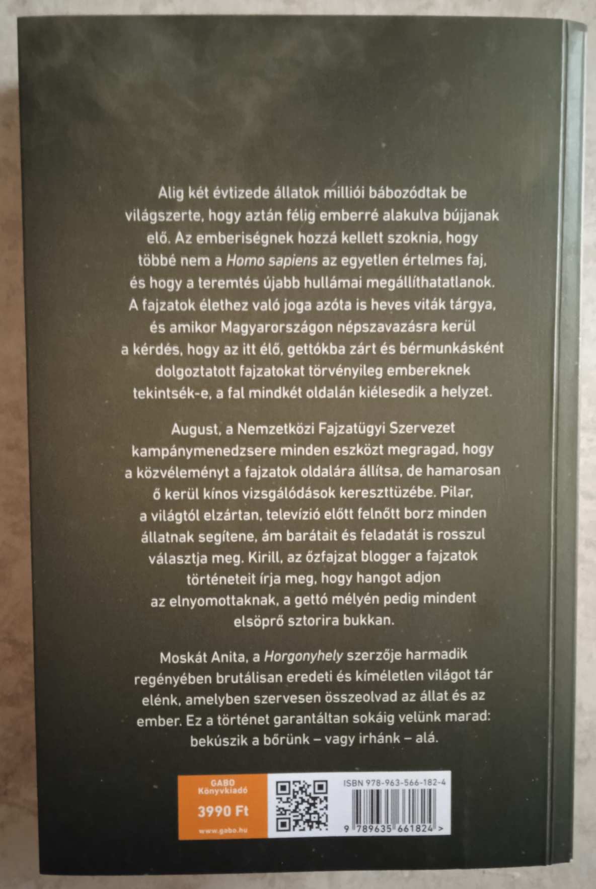 Moskát Anita - Irha És Bőr - Dedikált Könyv! Sci-Fi