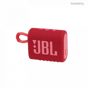 JBL Go 3 Bluetooth Portable Waterproof Speaker Red JBLGO3RED