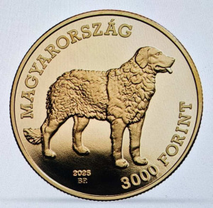2025. KUVASZ MAGYAR PÁSZTOR- ÉS VADÁSZKUTYA FAJTÁK VI. KAPSZULÁBAN (BU) 3000 Ft UNC .