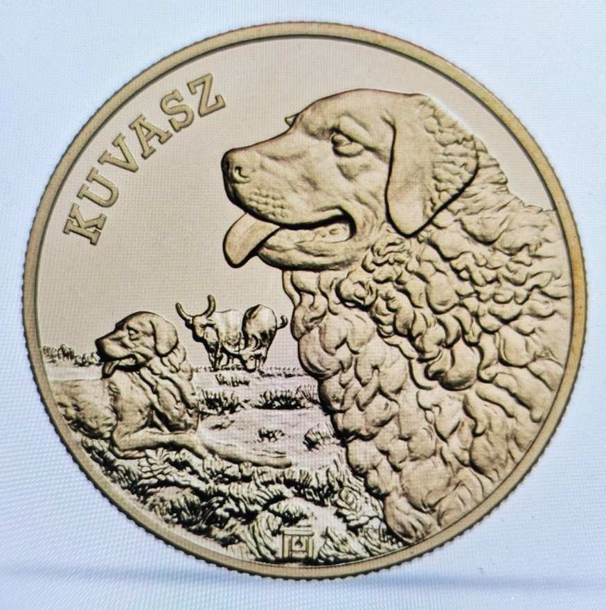 2025. KUVASZ MAGYAR PÁSZTOR- ÉS VADÁSZKUTYA FAJTÁK VI. KAPSZULÁBAN (BU) 3000 Ft UNC .