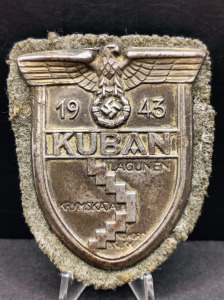 KUBÁN Pajzs / Kubanschild  II. világháborús német