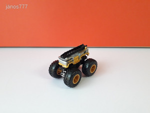 Eredeti Mattel Hot Wheels Monster Jam 5 ALARM GOLD fém Monster Truck autó !!! 1/64 Kép