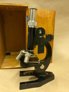 Régi német mikroszkóp -  Christian Beck & Söhne, Kassel microscope...