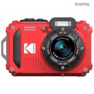 Kodak Pixpro WPZ2 Red + 2db akku 16GB microsd KO-WPZ2-RD6