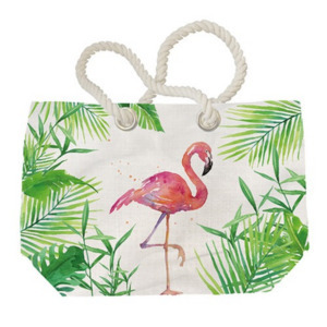Tropical Flamingo vászon válltáska
