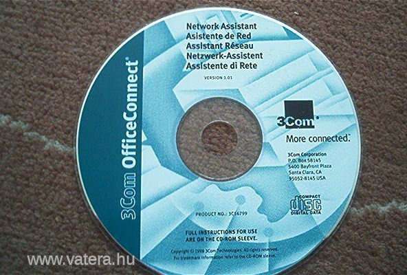 Szoftver program 3Com Network Assistant CD