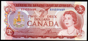 Kanada 2 dollár UNC 1974