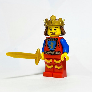 Király EREDETI LEGO egyedi minifigura - Castle Kingdoms - Új