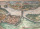 1594 Győr színezett rézmetszetű madártávlati látképe - Braun Hogenberg - Hufnagel (*311) Kép