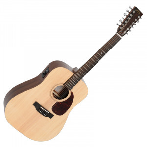 Sigma - DM12E 12 húros akusztikus gitár elektronikával ajándék puhatok