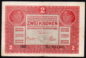 2 korona 1917 7000 feletti Fine
