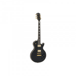 Dimavery - LP-530 elektromos gitár arany fekete ajándék puhatok