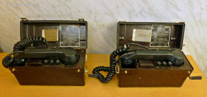 TBK-67 katonai tábori telefon 2 db. szép állapotban