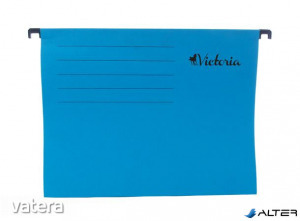 Függőmappa, karton, A4, VICTORIA OFFICE, kék