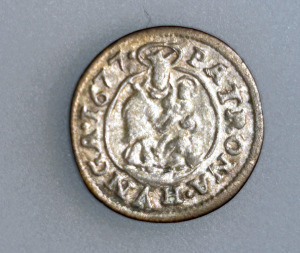 I.Lipót   ezüst Dénár 1677 K.B