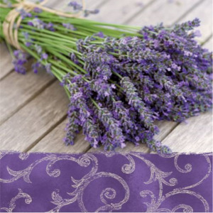 Lavender in the Country papírszalvéta 33x33cm, 20db-os