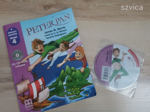 Peter Pan angol nyelvű olvasókönyv CD-vel