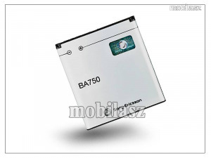 Sony ericsson xperia arc gyári akkumulátor - li-polymer 1500 mah - ba750 (csomagolás nélküli)