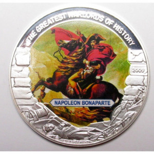 Libéria, 5 dollars 2009 PP - A történelem legnagyobb hadvezérei - Bonaparte Napóleon UNC