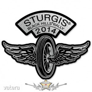 Sturgis Motorcycle Rally - Flying Wheel Pin. USA import motoros fém jelvény