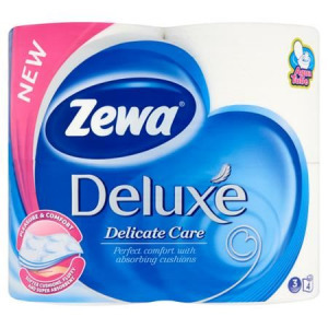 Zewa Deluxe toalettpapír 4 tekercses fehér (3228) (Z3228)