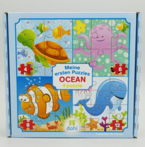 Puzzle 4 képes Óceán