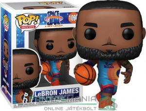 10cmes Funko POP 1090 LeBron James NBA basketball / kosaras Space Jam nagyfejű karikatúra figura