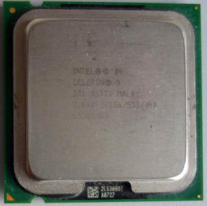 Intel Celeron 2.66 GHz 256K Cashe 533 MHz 2L530087 CPU teszteletlen, retró