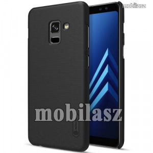 SAMSUNG SM-A730F Galaxy A8 Plus (2018), NILLKIN SUPER FROSTED mobiltok, Fekete