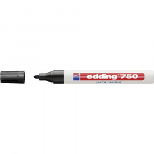 Edding 4-750001 edding 750 paint marker Lakk jelölő Fekete 2 mm, 4 mm 1 db/csomag
